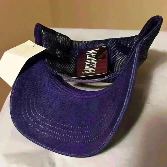 2/$25 BNWT Girls Women's Baseball
Cap Wednesday Addams Halloween Mesh Hat - Picture 5 of 5